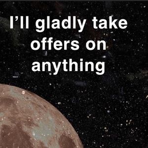 Feel free to make any offers and bundle items